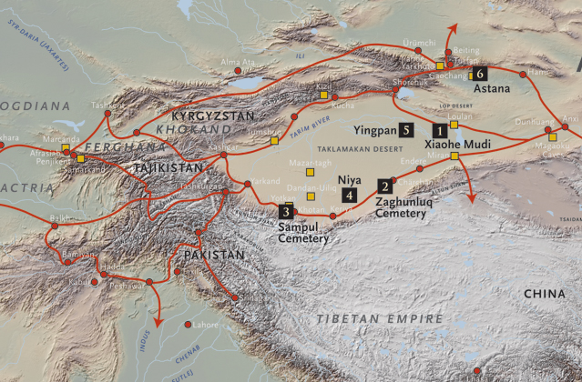 Tarim Basin Map