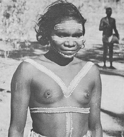 photo of Tiwi dancer