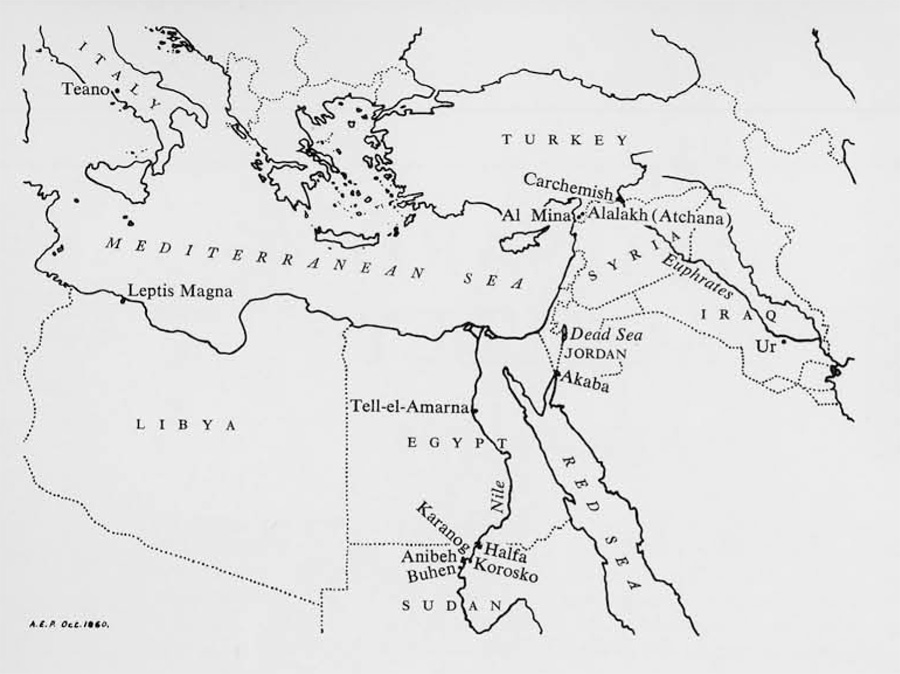 A map of countries to the west and south othe Mediterranean Sea.