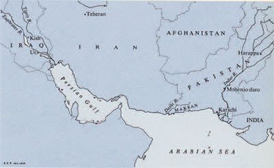 Map of Iran, Afghanistan, Pakistan, and Iraq
