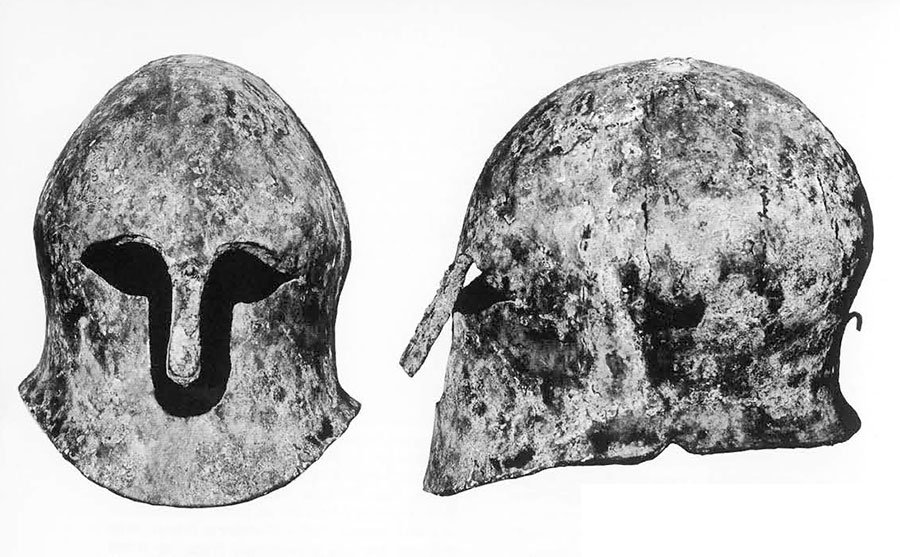 photo of helmet from two angles.