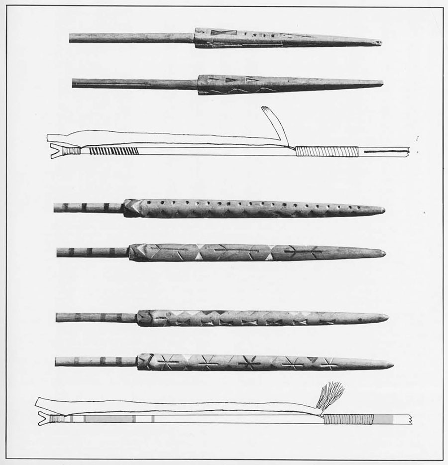 Native American Spears - Lances -Staffs -Trail Markers