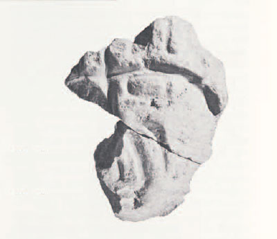 A chunk of stone.