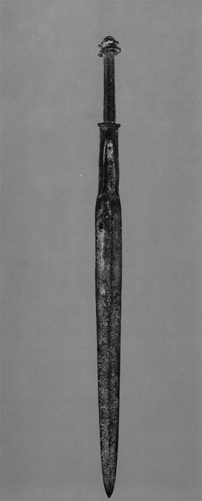 Bronze sword purchased by the University Museum.