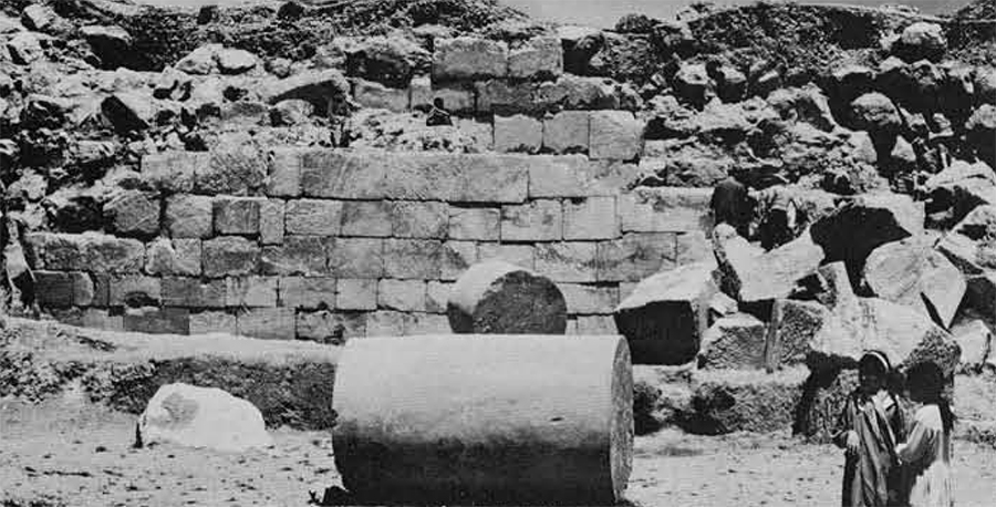 The Parthian Temple of Anahita at Kangavar, currently being excavated by the Archaeological Service of Iran. 