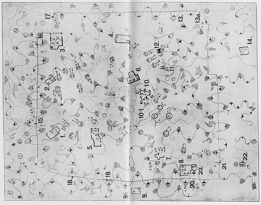Map II. Wen-wu, No. 1, 1976, p. 31. 