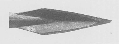 Scythian iron arrowhead from Persian cemetery