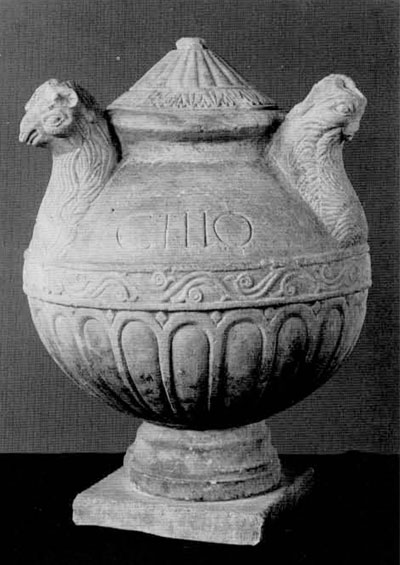 Fig. 13. Marble Griffin Caludron, late Augustan-early Tiberian period.Museum Object Number: MS3450 