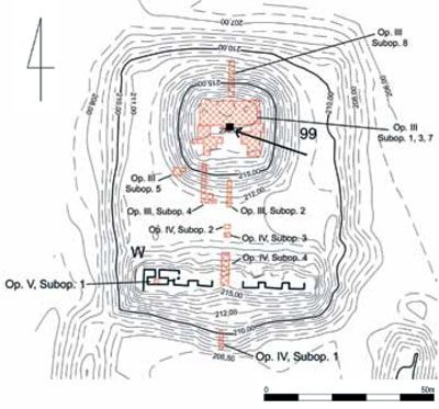 Topographical map of North Group of Nakun.