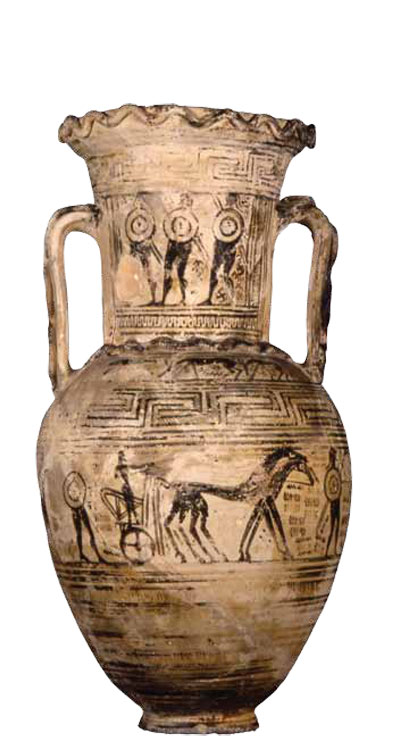 Our earliest piece is a Late Geometric Attic amphora (30-33-133) dating to the late 8th century BC (10) . 