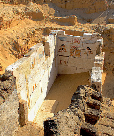 The painted burial chamber of king Senebkay (ca. 1650 Bce) was discovered in January 2014.