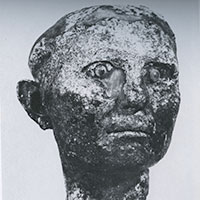 A Roman death mask.