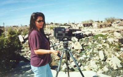Talahongva videotaping on location in 2000.