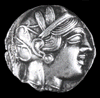 Silver Tetradrachm ca. 449-410 b.c.