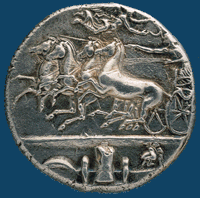 Silver Decadrachm ca. 400375 b.c.