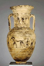 Attic Geometric Amphora Late Geometric IIb (ca. 720700 b.c.)