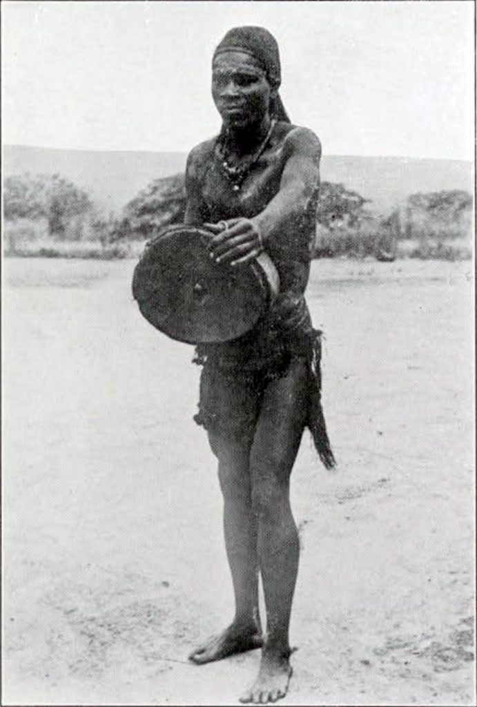 A man holding a drum