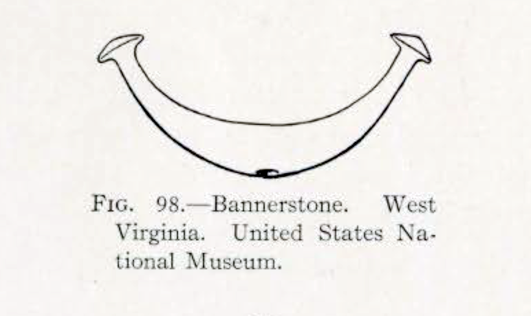 Bannerstone in the shape of a U