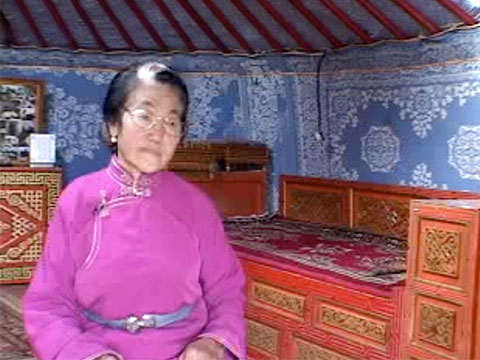 Mongolia, Interview with Old Woman Herder Pensioner (2000) thumbnail.