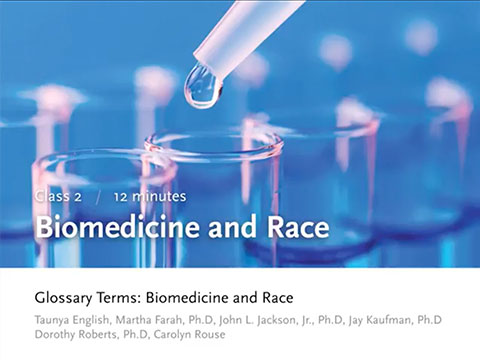 Public Classroom 2: Biomedicine and Race - Vocabulary thumbnail.