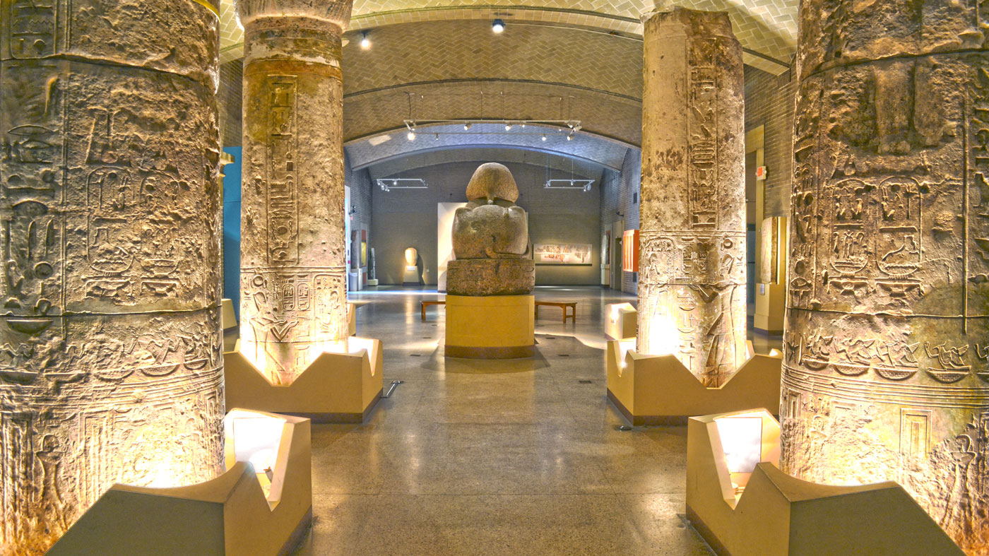 Egypt Gallery at the Penn Museum.