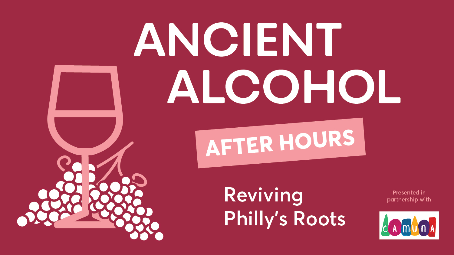 Title banner for Ancient Alcohol After Hours