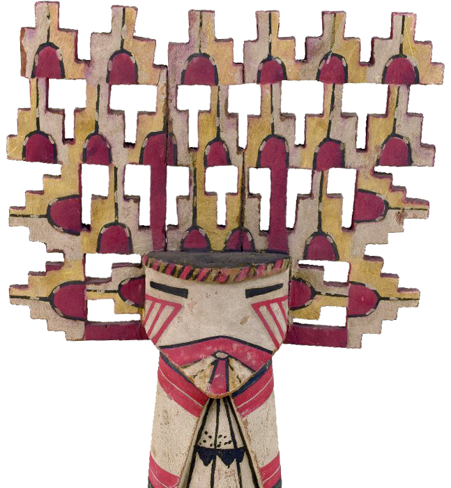 Wooden Katsina doll.