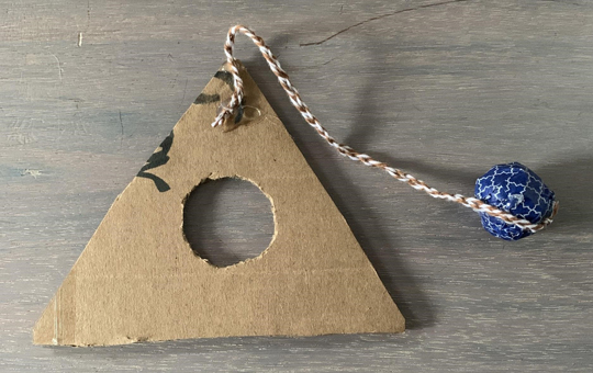An image of the activity Birch Bark Triangle & Ball Game