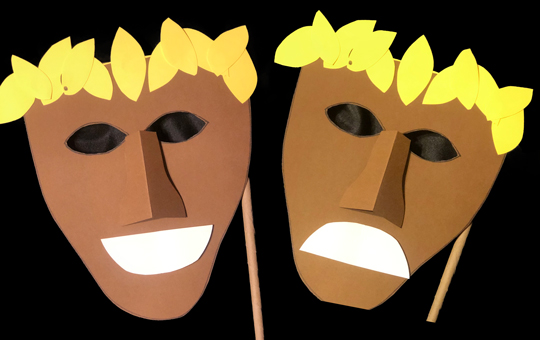 An image of the activity Make a Drama Mask