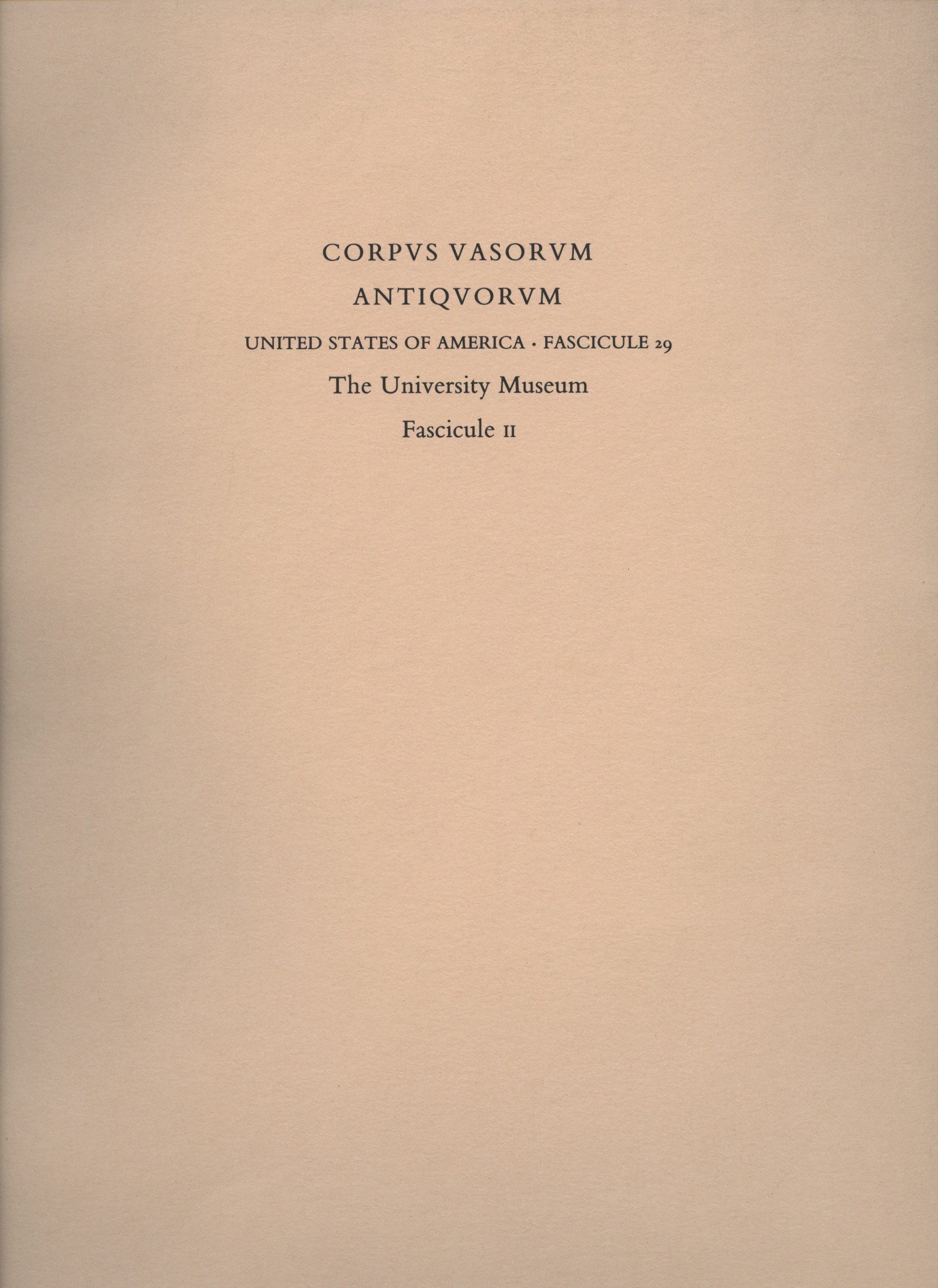 Corpus Vasorum Antiquorum