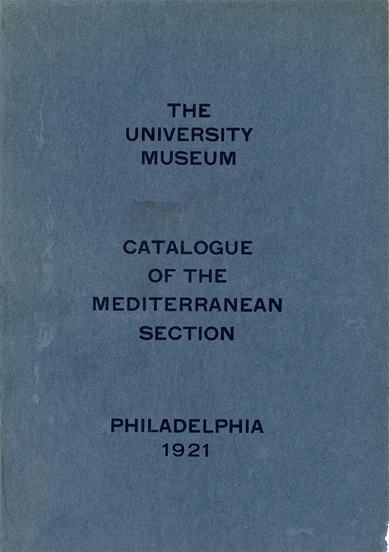 Catalogue of the Mediterranean Section