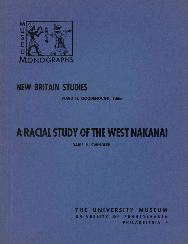A Racial Study of the West Nakanai