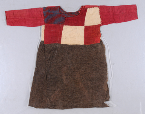 Pullover skirted dress, ca. 5th-3rd century BCE.  Excavated from Tomb No. 55 of Cemetery No. 1, Zaghunluq, Charchan, Xinjiang Uygur Autonomous Region, China. � Xinjiang Uygur Autonomous Region Museum.