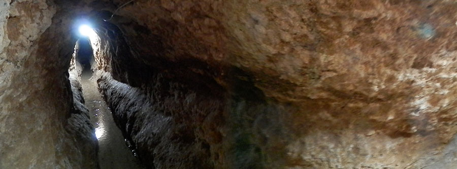 Photo of dark tunnel