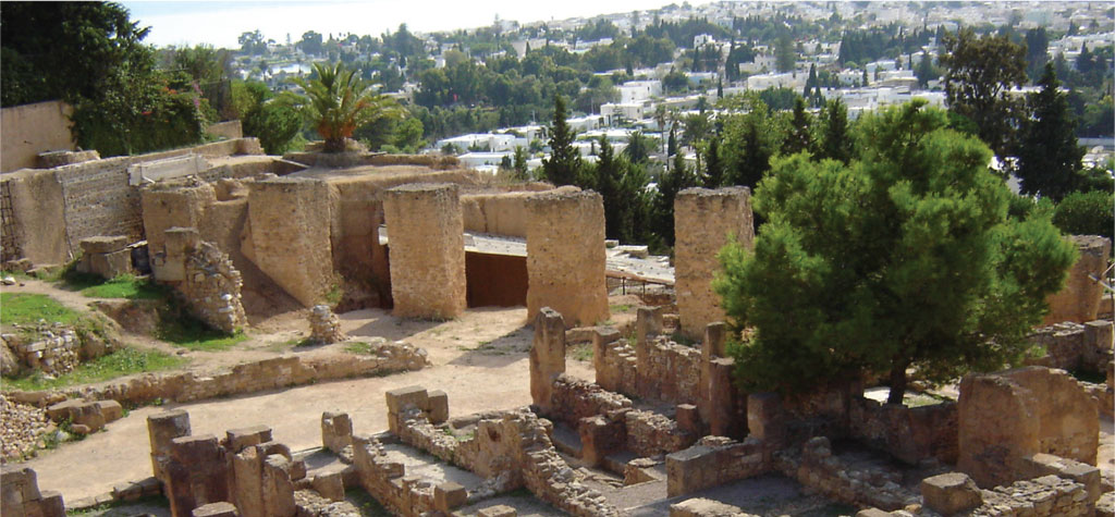 The Bursa (acropolis) at Carthage.