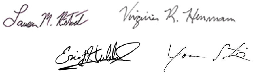 Guest editors' signatures.