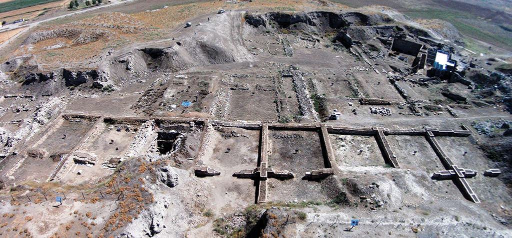 Remains of Gordion citadel.