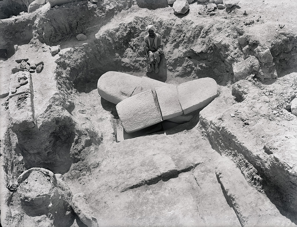 Excavated Ramses II and Seti I victory monuments.