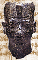 Head of a pharaoh, probably Amenhotep II (E14304)