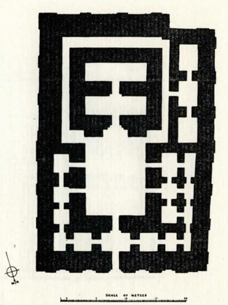 Drawn plans of the Temple of Enki layout