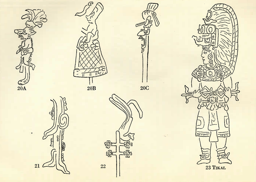 Figures 20A-23 showing humanoid design motifs