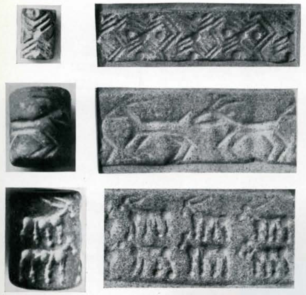 Three cylinder seals and their impressions