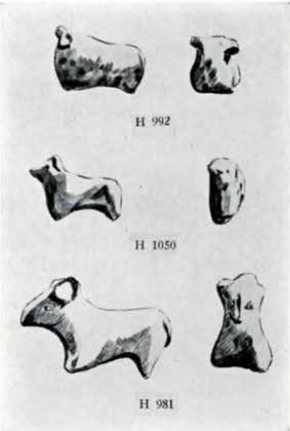 drawings of small animal figurines