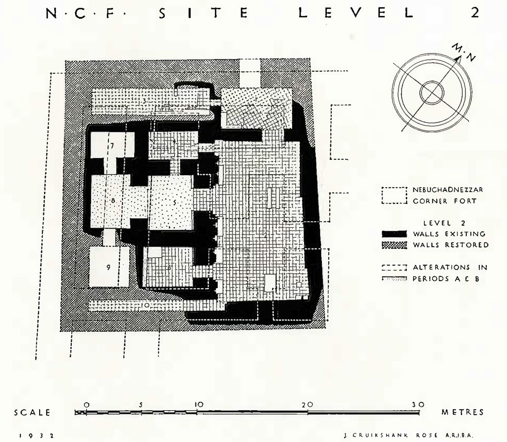 Drawn layout plan for NCF level 2