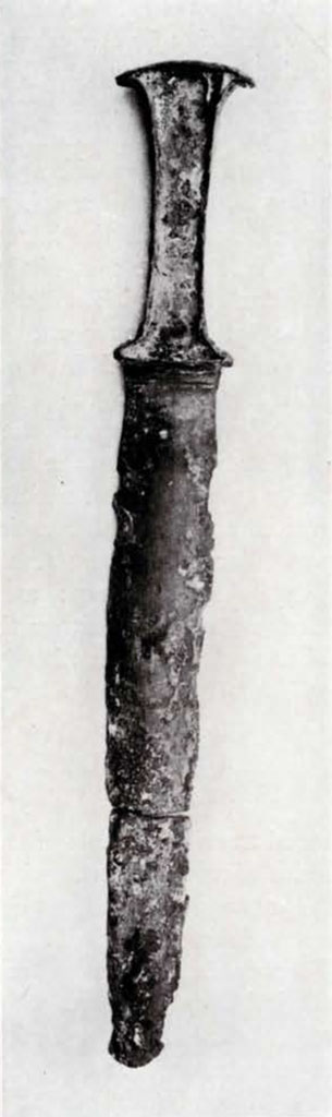 a corroded dagger