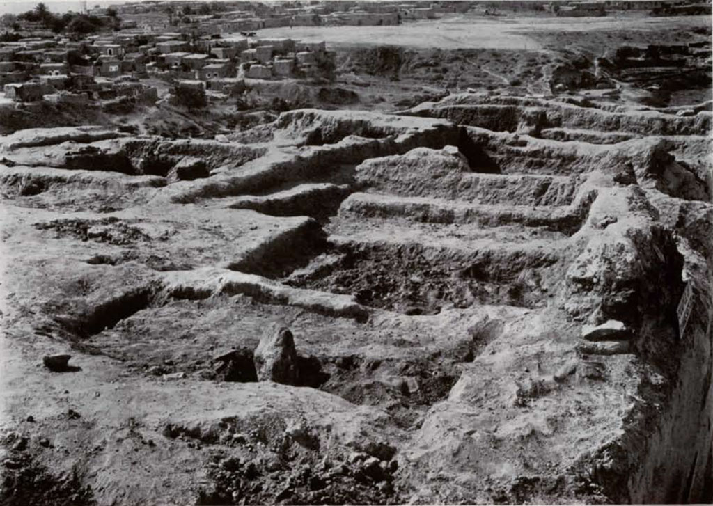 An excavated landscape