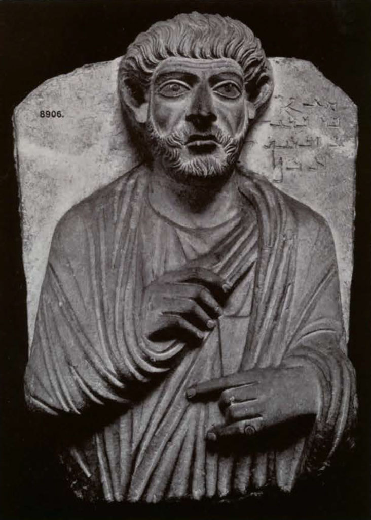 Mortuary statue of a bearded man